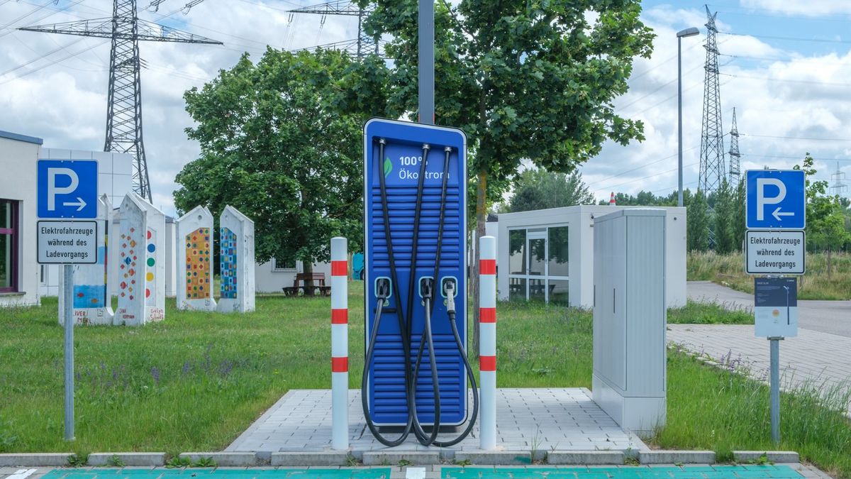 Punto de carga público para vehículos eléctricos